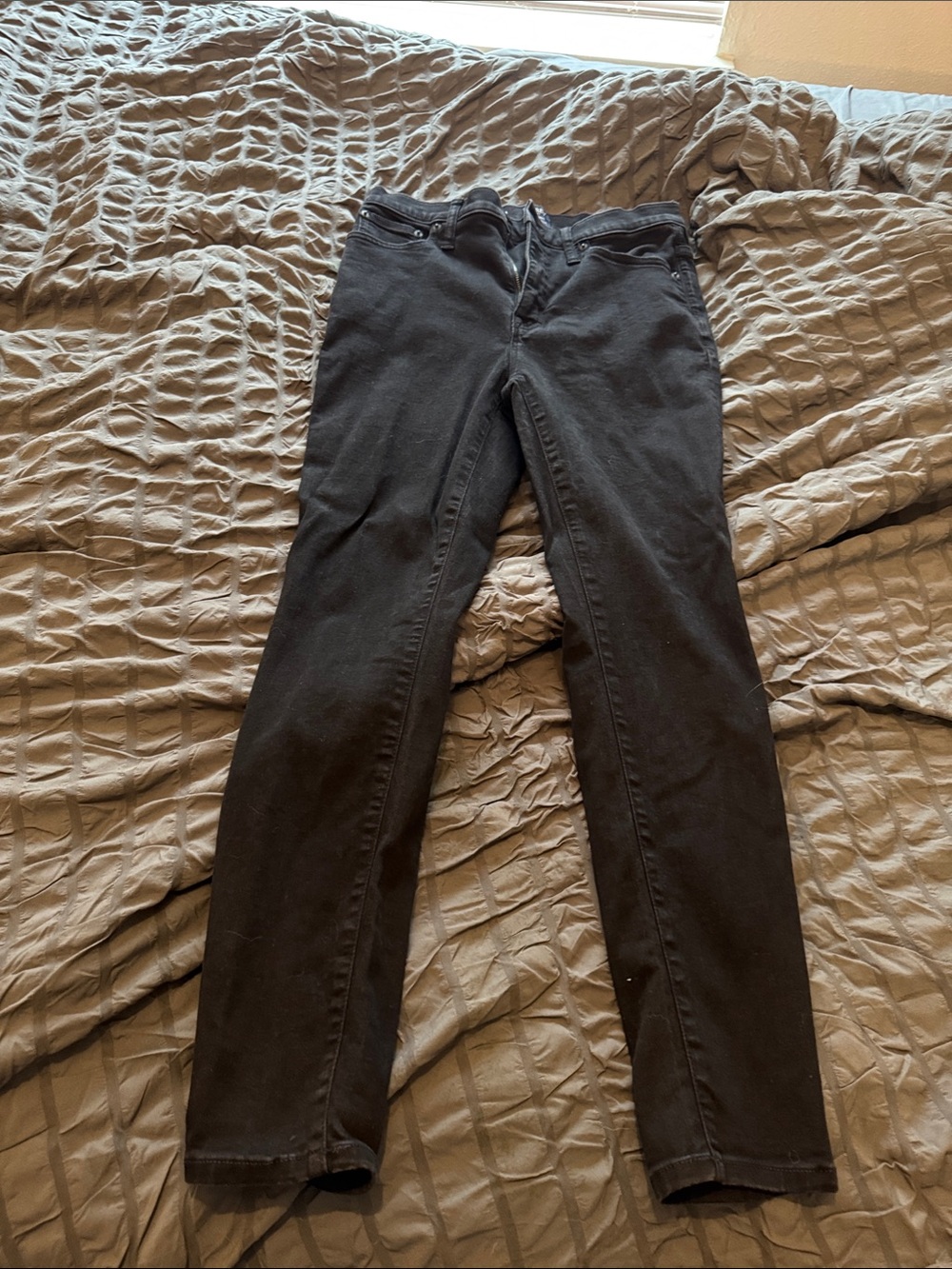 J. Crew Black Skinny Jeans — Classic Stretch Fit